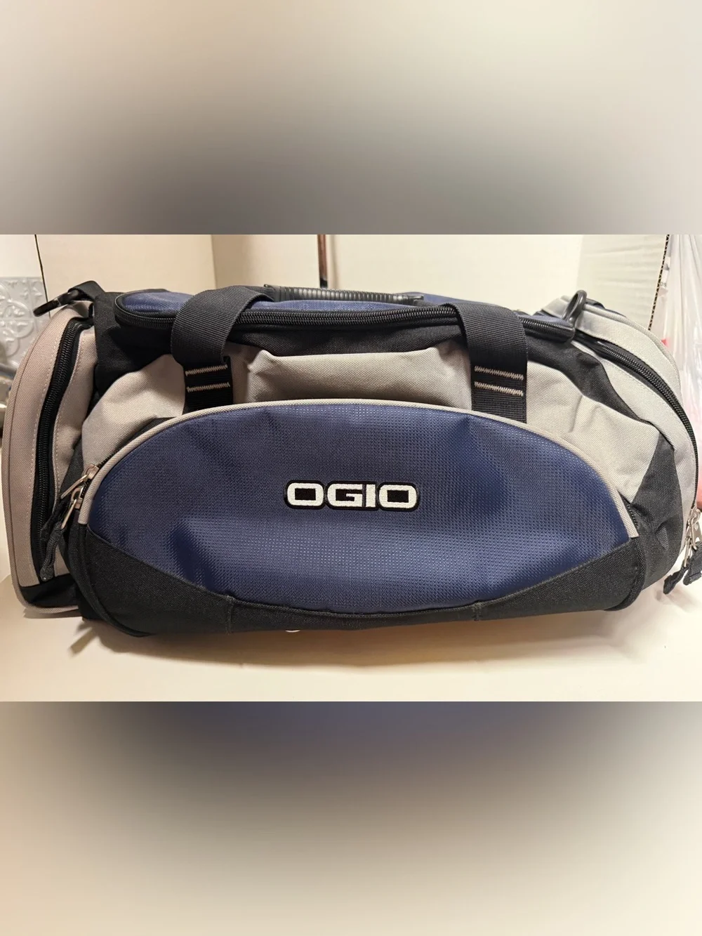 OGIO All Terrain Duffel Bag Blue Black Grey Travel Gym Sports Luggage Weekender